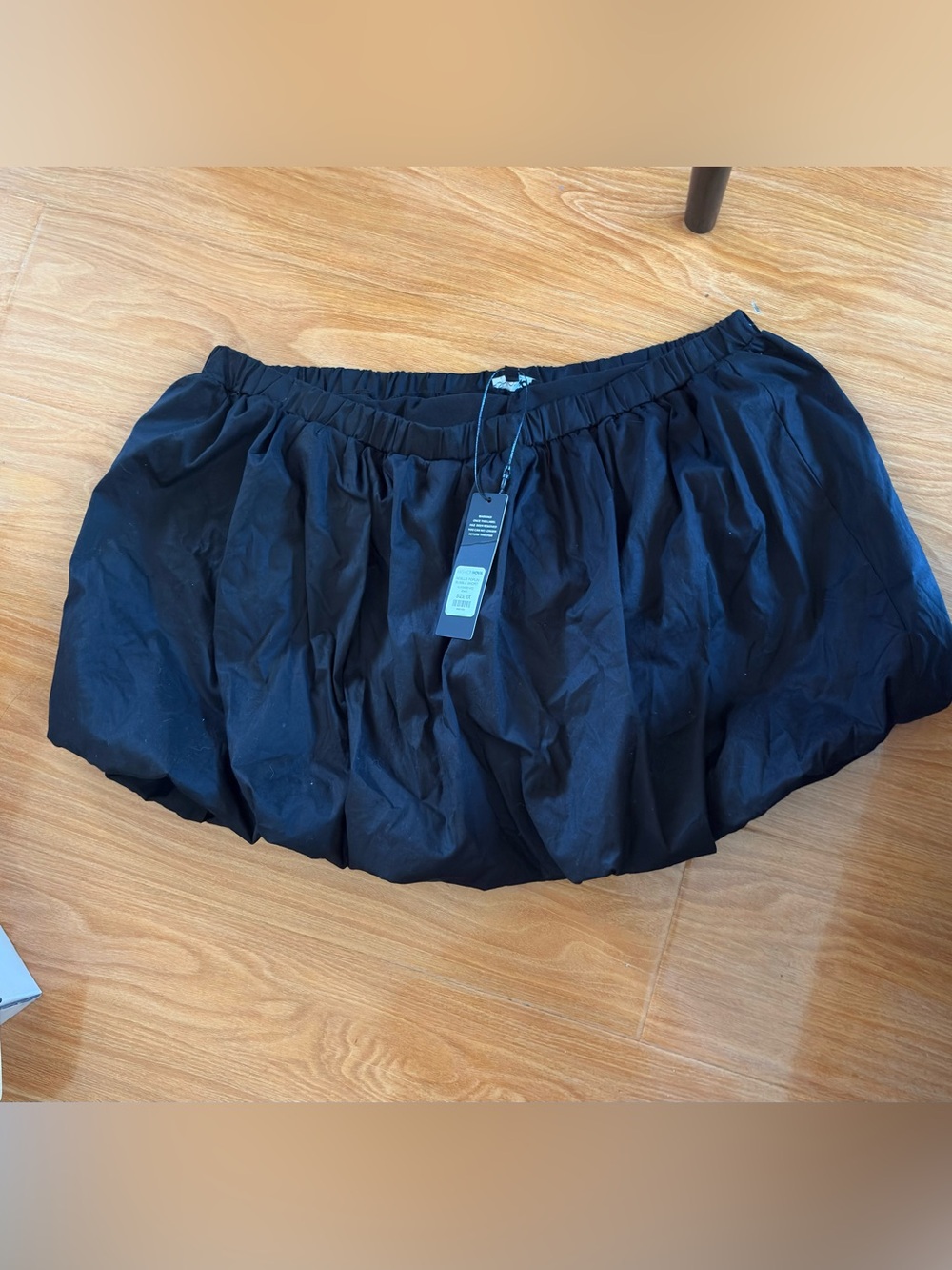 Fashion Nova Born To Run Bubble Skirt - Black 3X NWT Trendy